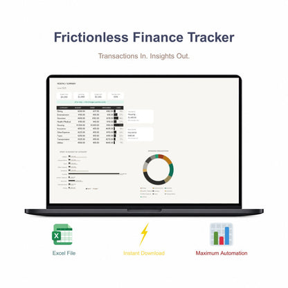 Frictionless Finance Tracker