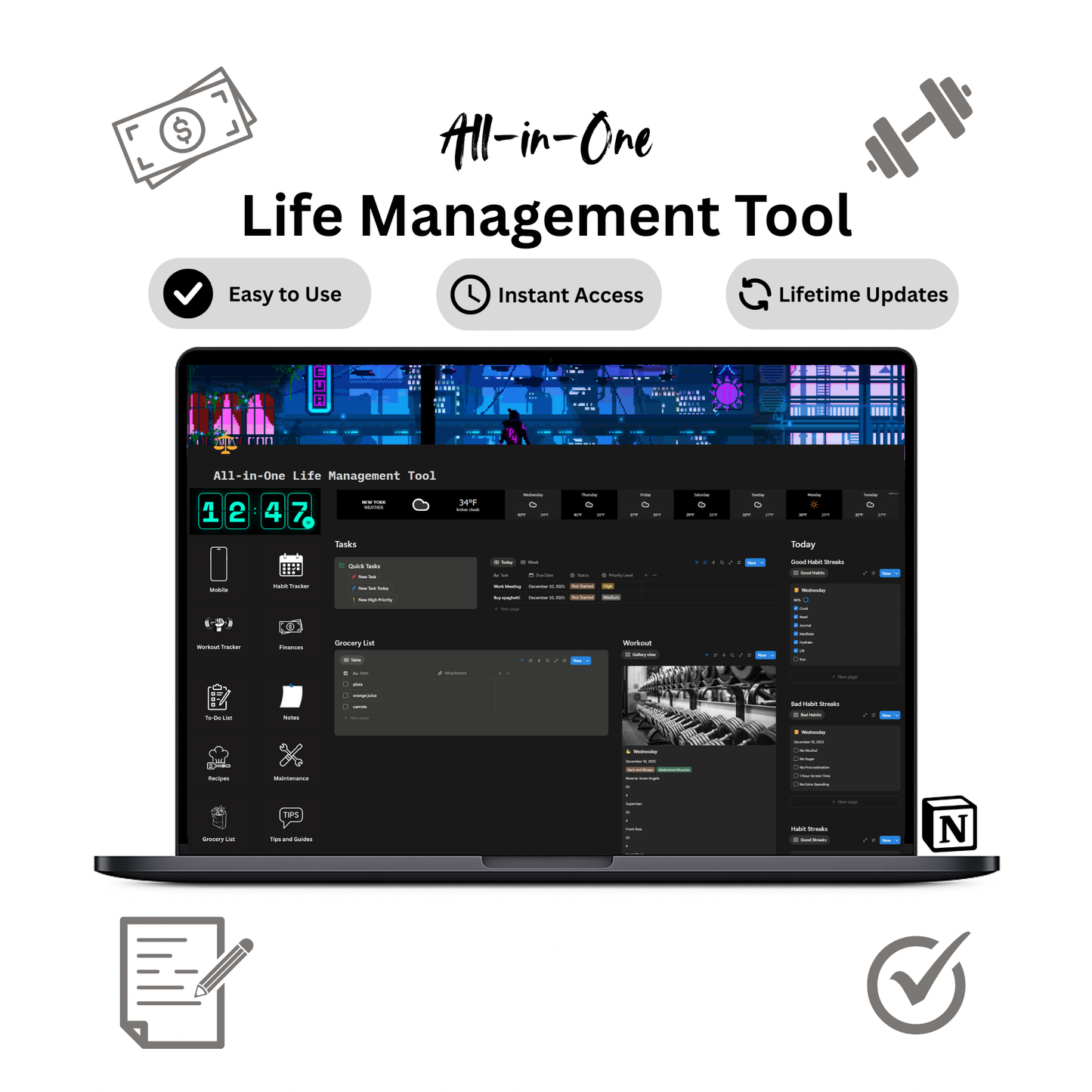 All-in-One Life Management Tool
