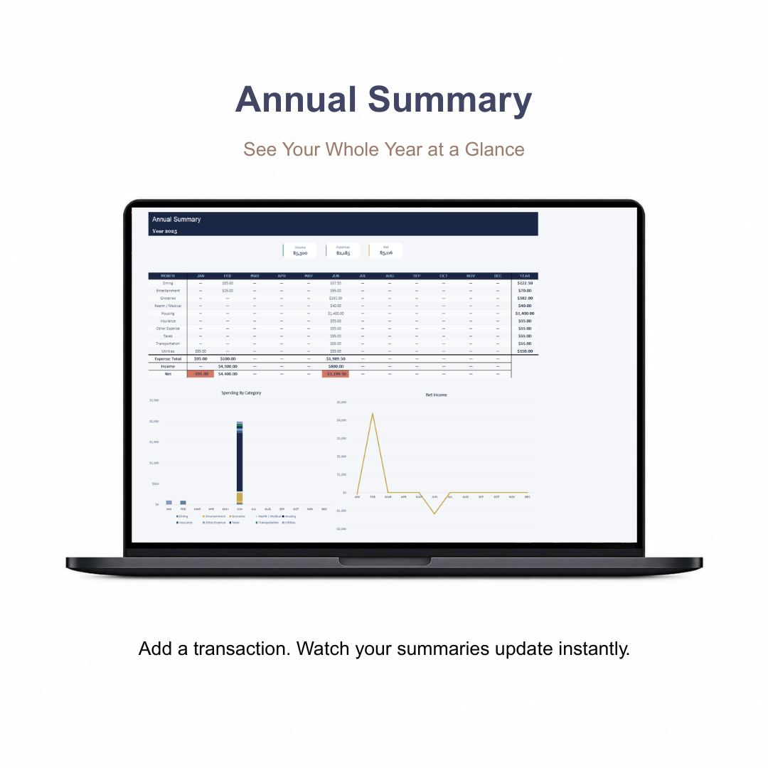 Frictionless Finance Tracker