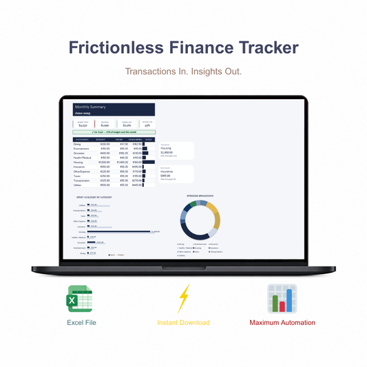 Frictionless Finance Tracker