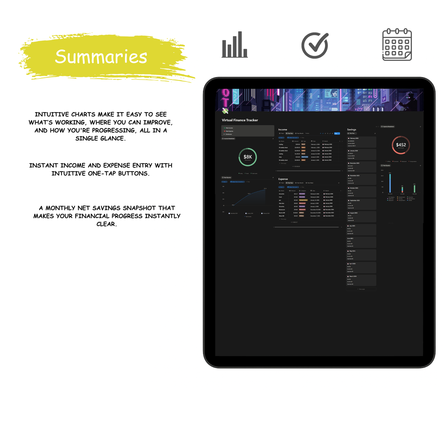 Virtual Finance Tracker